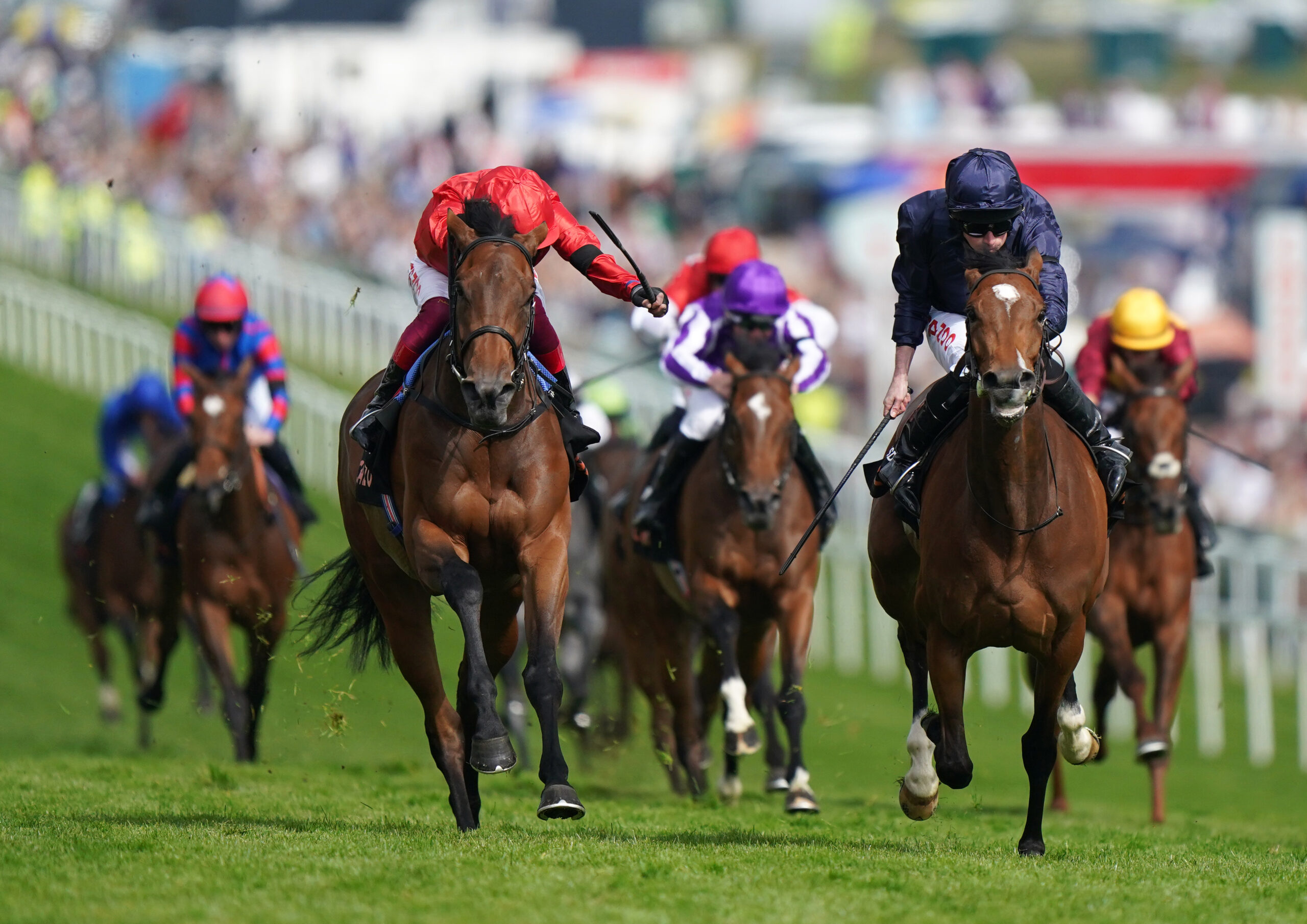 Emily Upjohn (right) - supplemented for the Qatar Nassau Stakes on friday.